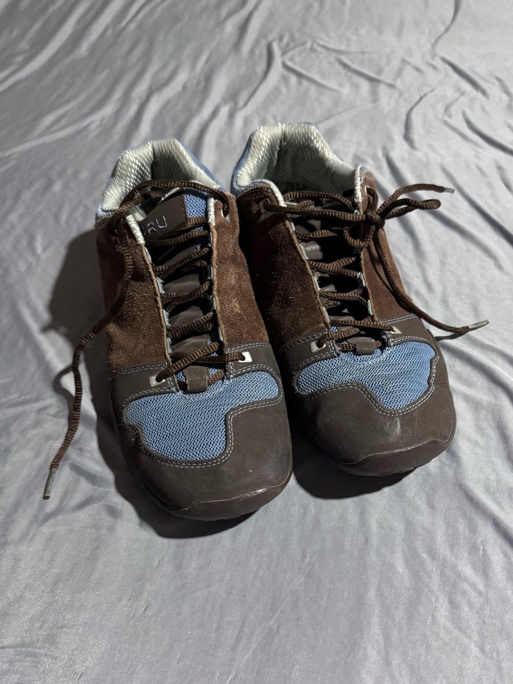 KURU Brown and Blue women’s Lace-Up Shoes: NICE HEEL CUP